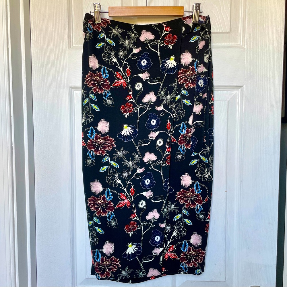 A.L.C. Silk Wrap Skirt